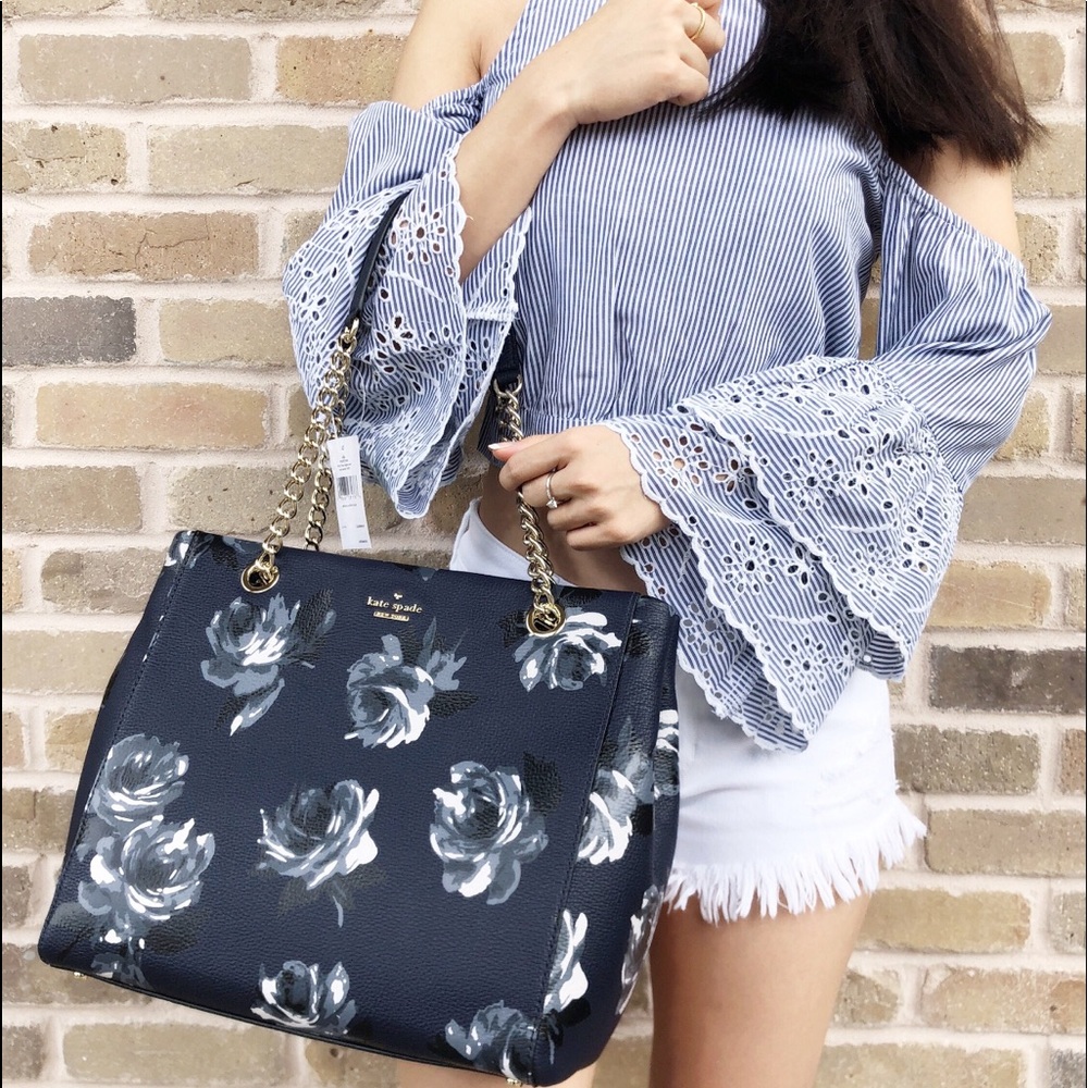 Gaby’sBags👜💕- NWT Kate Spade Floral Tote - Picture 5 of 8